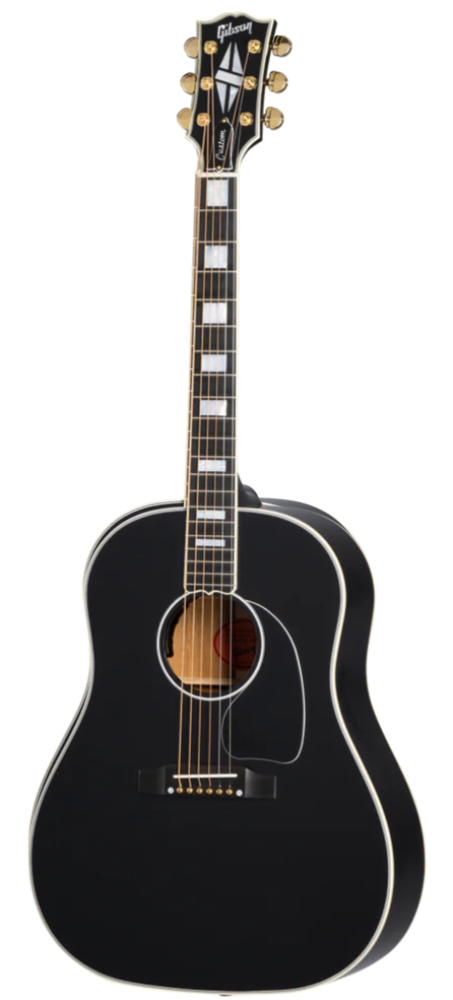 Gibson J-45 Custom - Ebony Acoustic Guitar – Twin Town Guitars