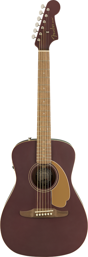 Fender Malibu Player Burgundy Satin Acoustic Electric Guitar – Twin Town  Guitars