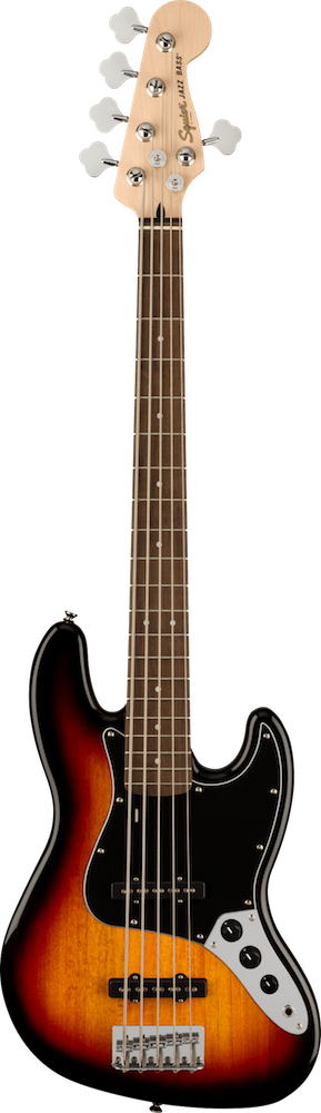 Squier Affinity Jazz Bass V Electric Bass 3-Color Sunburst – Twin